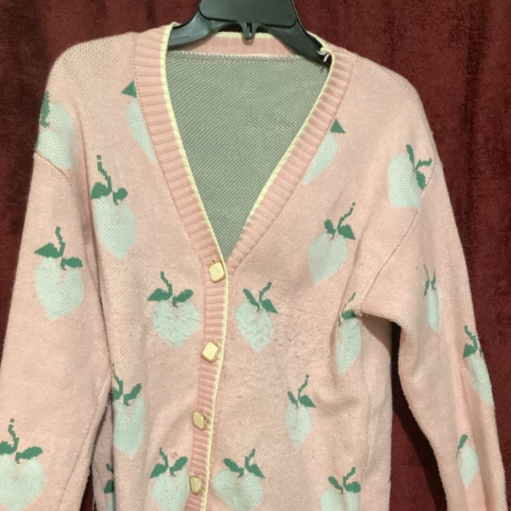 Pink peachy cardigan